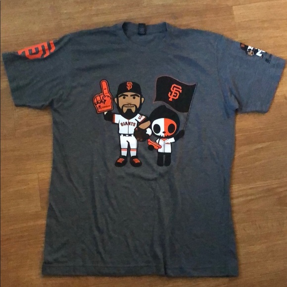 TOKIDOKI SAN FRANCISCO GIANTS MEN T SHIRT BASEBALL TEAM SERGIO ROMO MLB TULTEX M - Picture 14 of 16